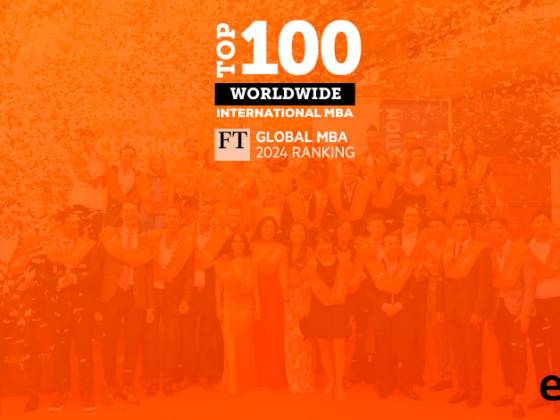 The EADA Business School MBA consolidates itself within the world's TOP 100